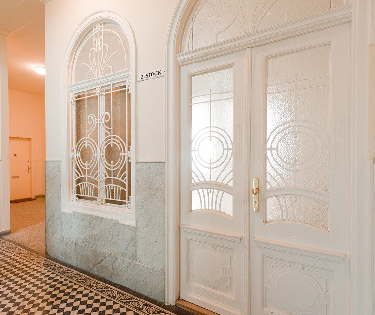 Foto vom Eingang der Biberstraße 20