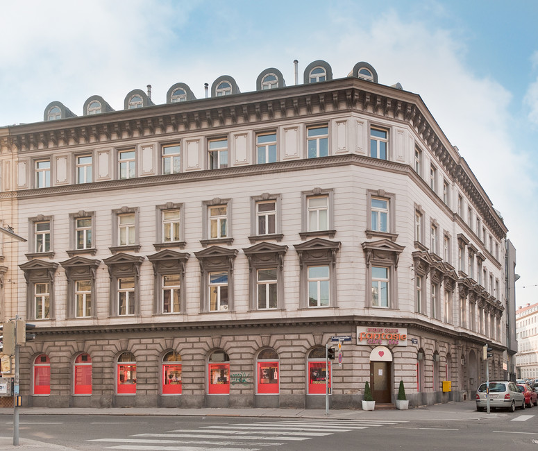 Foto eines Zinshauses in der Margaretenstraße
