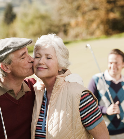 Symbolbild eines gücklichen älteren Paares